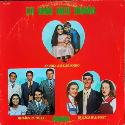 Lp Disco de Vinil Evangélico Aninha e Ricardinho e Outros - Eu amo meu irmão - Raro