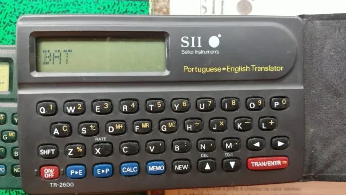  Agenda Eletrônica com tradutor e Calculadora Sii - TR 2600 Seiko Instruments