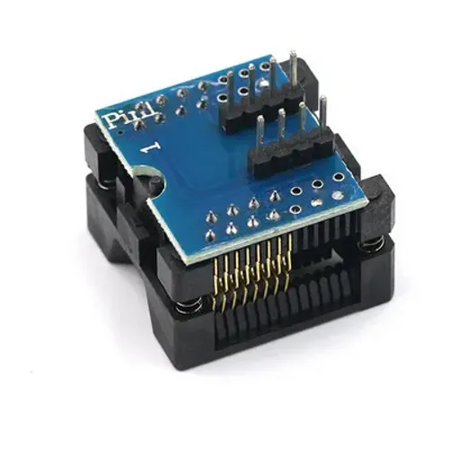 Adaptador Soic16 Sop16 para Dip8 300mil para Gravador De Eprom