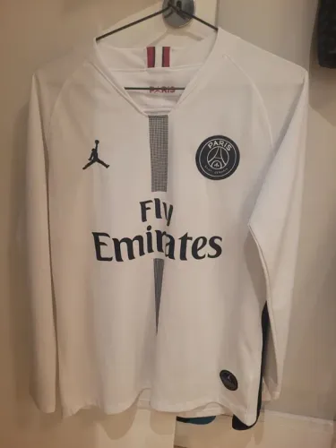 camisa psg 2018/2019 jordan branca