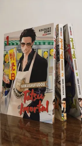 Mangá Gokushufudou Tatsu Imortal - Volumes 1 2 e 3