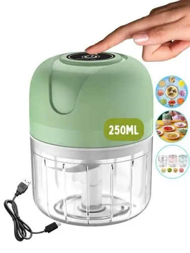 Triturador de Alimentos Elétrico 250ml - Novo