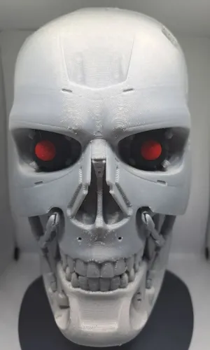 Crânio do Exterminador do Futuro 3D 