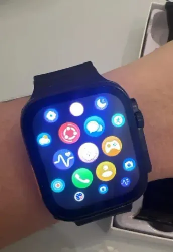 SMARTWATCH T800 ULTRA  tela 1.99 polegadas, conforto e elegância!