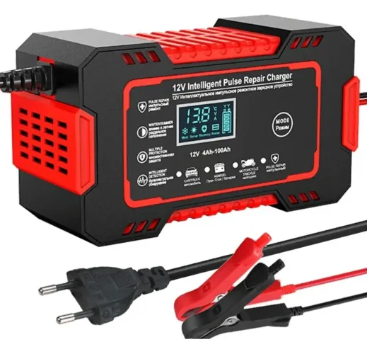 Carregador de Bateria 12V Automotiva Portátil