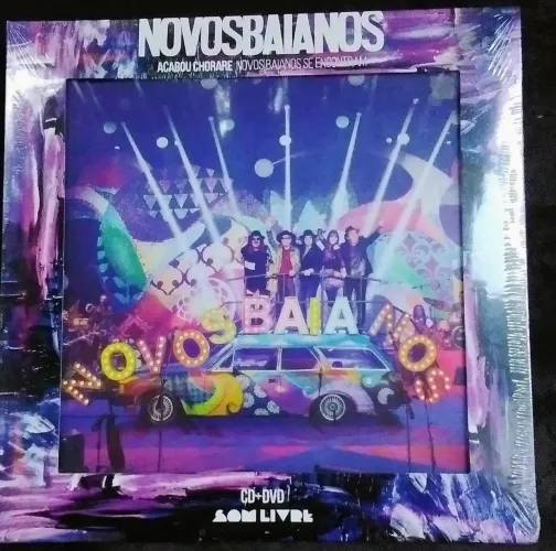 KIT CD e DVD NOVOSBAIANOS "ACABOU O CHORARE" CAPA DIFERENTE LACRADO.