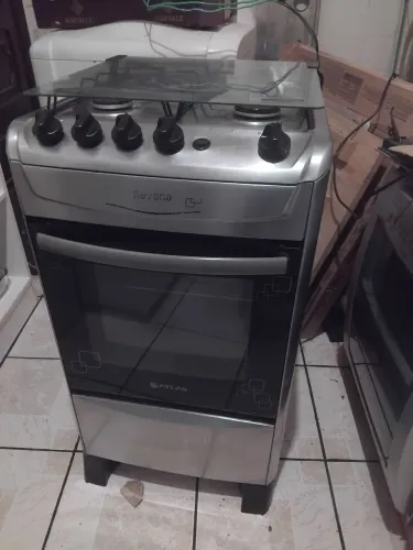 Fogão atlas inox só hoje 