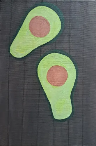 Quadro Pintura "Avocado"