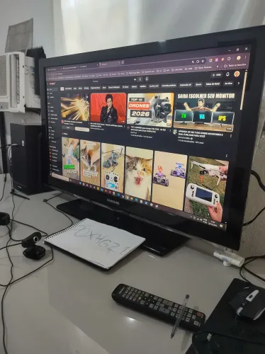 Tv 42 Funcionando perfeitamente Plasma - Não é smartv