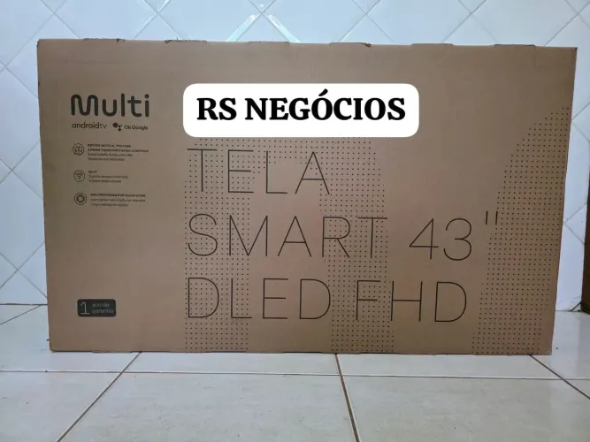 Smart Tv 43 Multilaser Roku, Lacrada + NF (Até 12x)