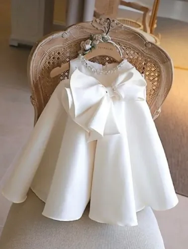 Vestido branco festas daminha ano novo casamento