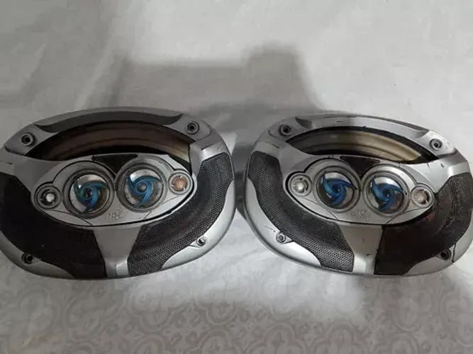 Par De Autofalante Automotivo 6x9 Samus Double Three 500 Watts