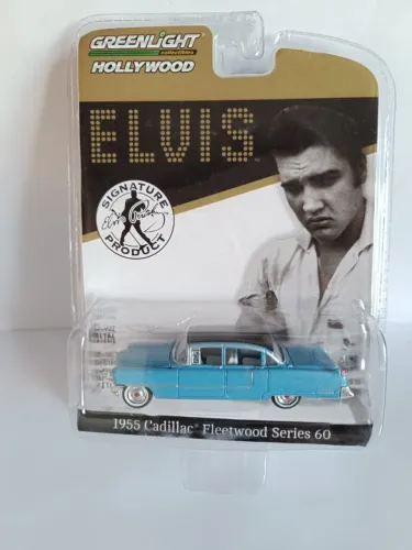 1955 Cadillac Fleetwood - Elvis series 60 azul - Greenlight