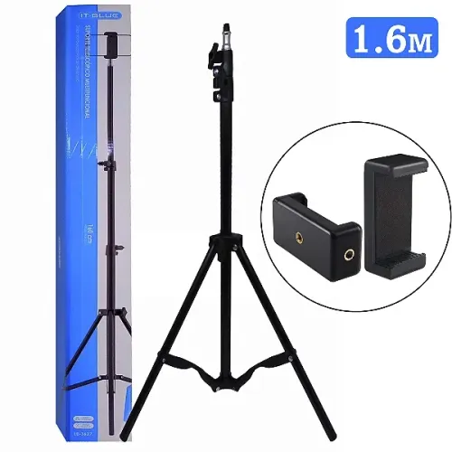 Tripé Profissional Para Ring Light, Iluminação e Studio P/Softbox 1.60 M - It-Blue