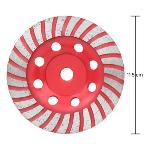 Disco Diamantado de Desbaste Rebolo Turbo 4.1/2" 115mm x M14 Cortag 61753