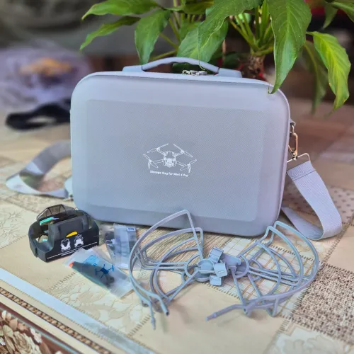 Case Drone DJI Mini 4 Pro + Hélices + Protetores