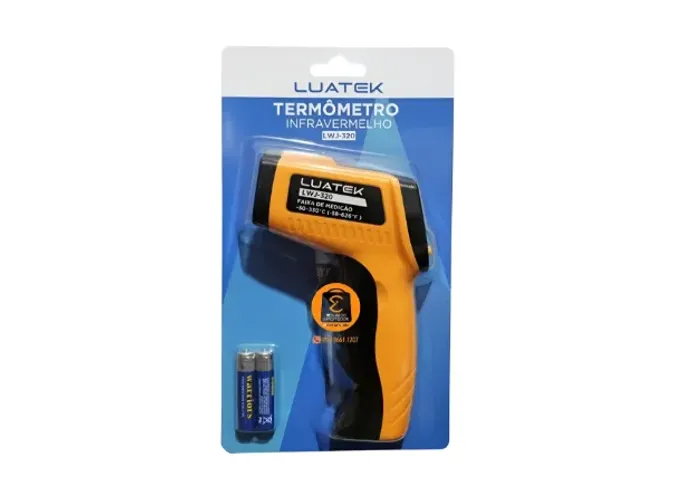 Termômetro Digital A Laser Luatek