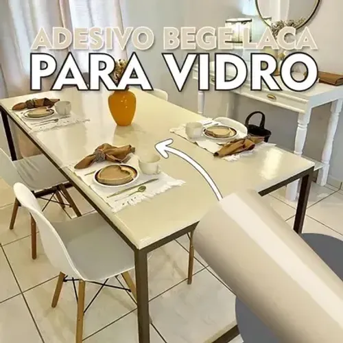 Adesivo off White para modernizar sua mesa