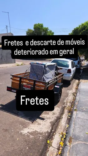 Fretes e descarte de móveis deteriorado em geral 
