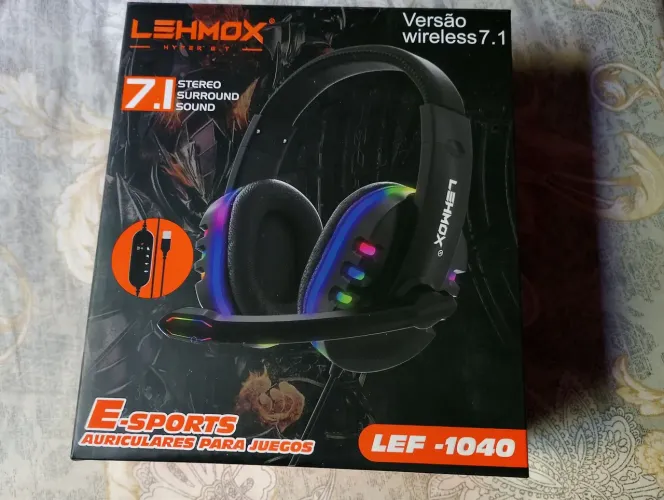 Fone de Ouvido Headset Gamer Wireless 7.1
