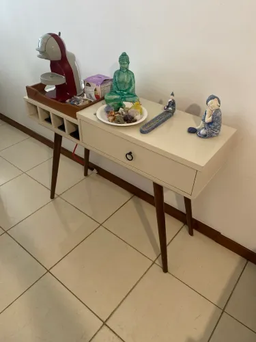 Mesa cantinho do café e da espiritualidade 
