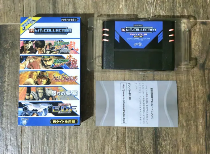 COLEÇÃO RETRO-BIT JALECO VOL 1 RUSHING BEAT SUPER NINTENDO SUPER FAMICOM 