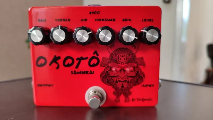 Pedal Okotô Samurai - Distorção e Overdrive