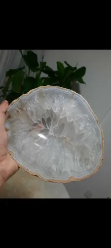 Geodo de Ágata Cristalino
