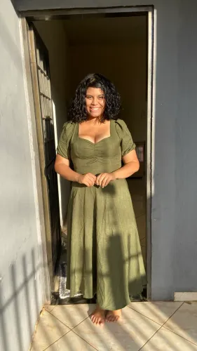 Vestido GG verde