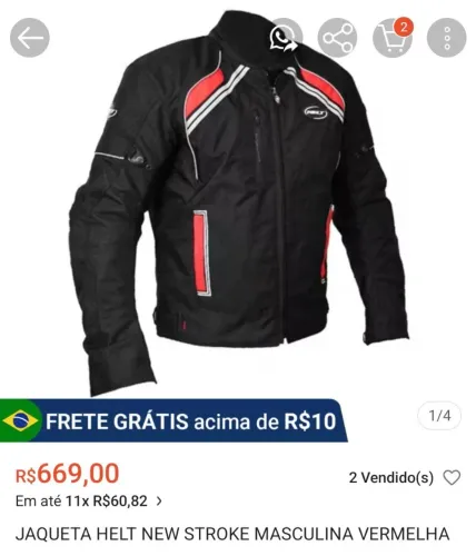 Jaqueta Moto Helt New Stroke