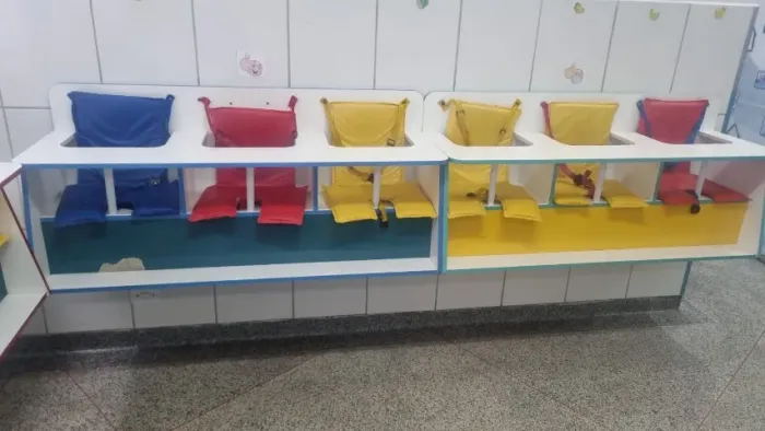 Refeitório escolar infantil de parede