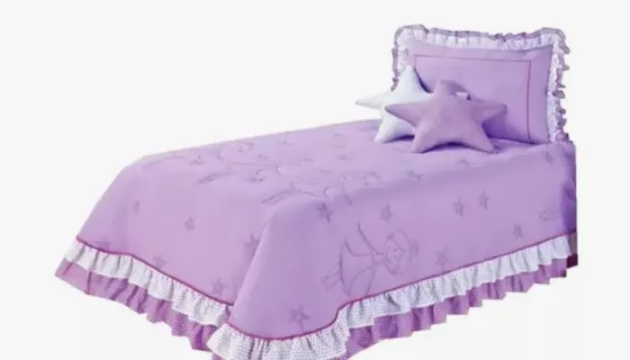 Jogo de cama infantil BAILARINAS LILÁS 4 peças . PRODUTO NOVO na embalagem.