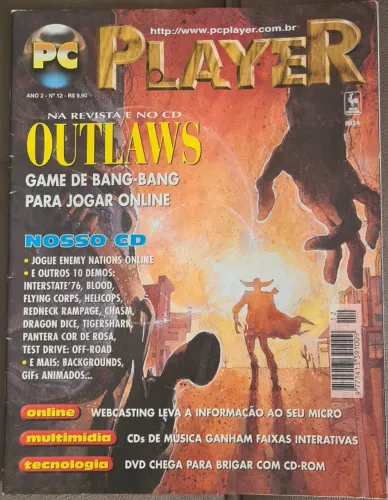 revista pc player - nova cultural - número 12 - completa, com cd!
