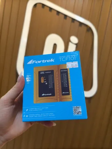 Teste de Cabo de Rede Fortrek TCF101 RJ45 RJ11 