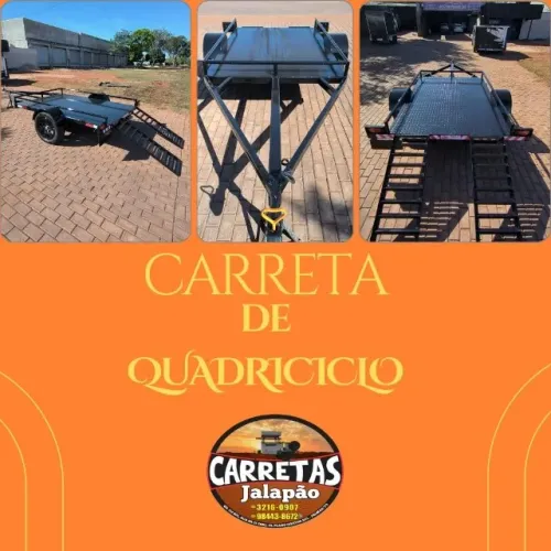 Carretinha Reboque todos os modelos