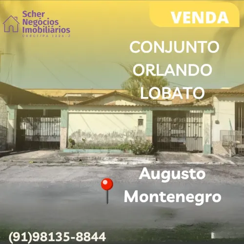 Casa do Conjunto Orlando Lobato- Rua Saturno - Augusto Montenegro