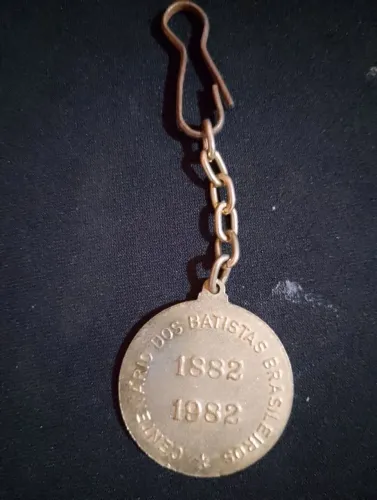 Chaveiro Raro Centenário dos Batistas Brasileiros 1882 - 1982