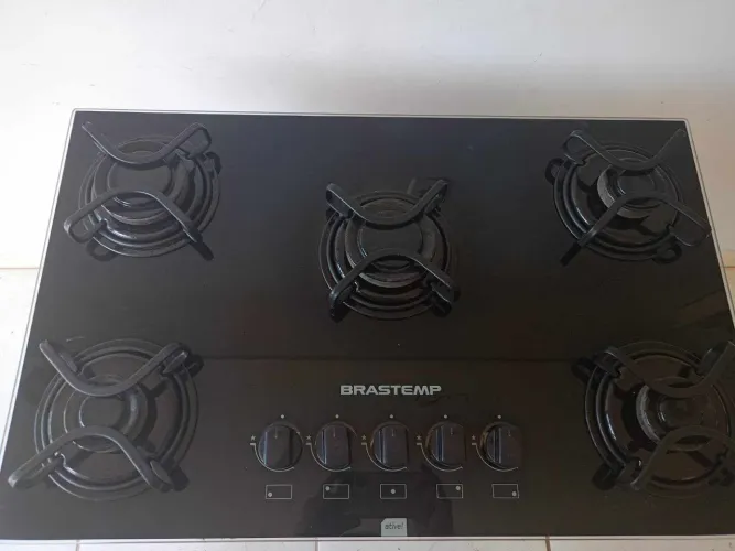 Cooktop Brastemp 5 bocas automático 