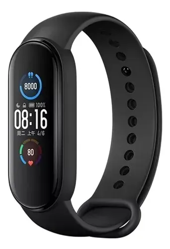 Smartband Bluetooth Xiaomi Mi Smart Band 5 Tela 1,1'' Preto