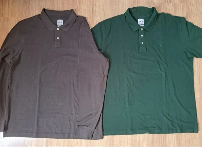 Polos Zara - Verde e Cinza nunca usadas