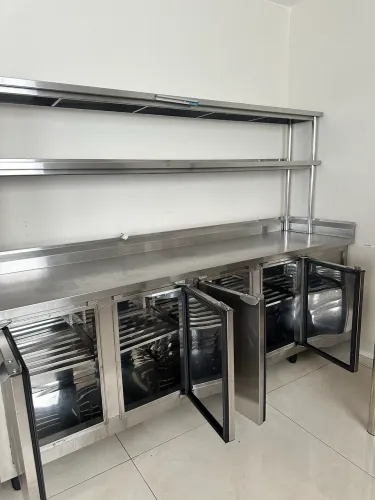 BALCÃO INOX REFRIGERADO