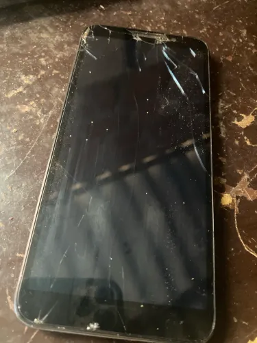 Motorola tela quebrada