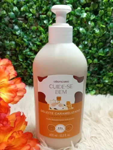 Loção Hidratante Cuide-se Bem Deleite Caramelizado - O Boticário 400ml