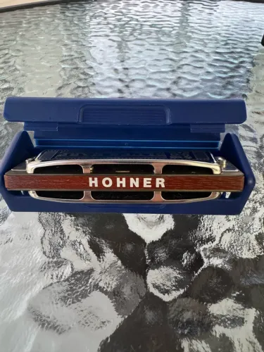 Gaita Diatônica Hohner Blues Harp MS (Afinação em Ré - D) - Made in Germany (Com Caixa)