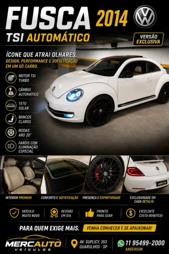 Volkswagen Fusca 2.0 TSI 16V Aut. 2014
