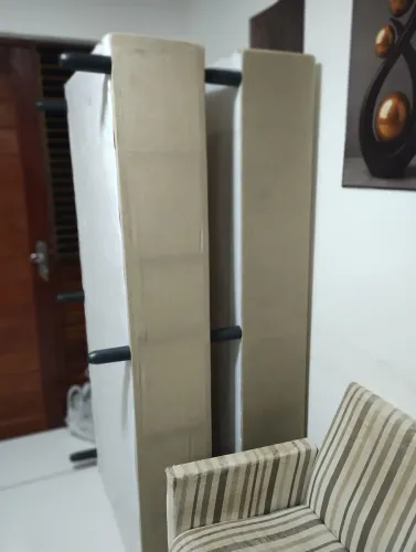 Duas Bases Box Solteiro (Juntas Formam King) - Pronta Entrega