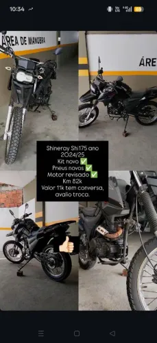 Vendo Shineray shi175 ano 2024