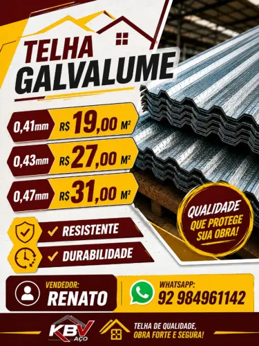 ? Promoção imperdível - Telhas direto de fábrica