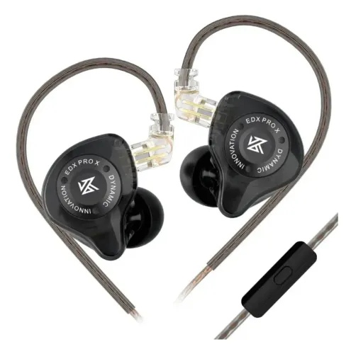 Fone de Ouvido KZ EDX PRO X (Com Microfone) - Retorno de Palco / Gamer