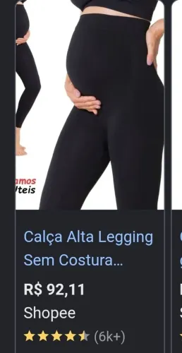 Calça para gestante